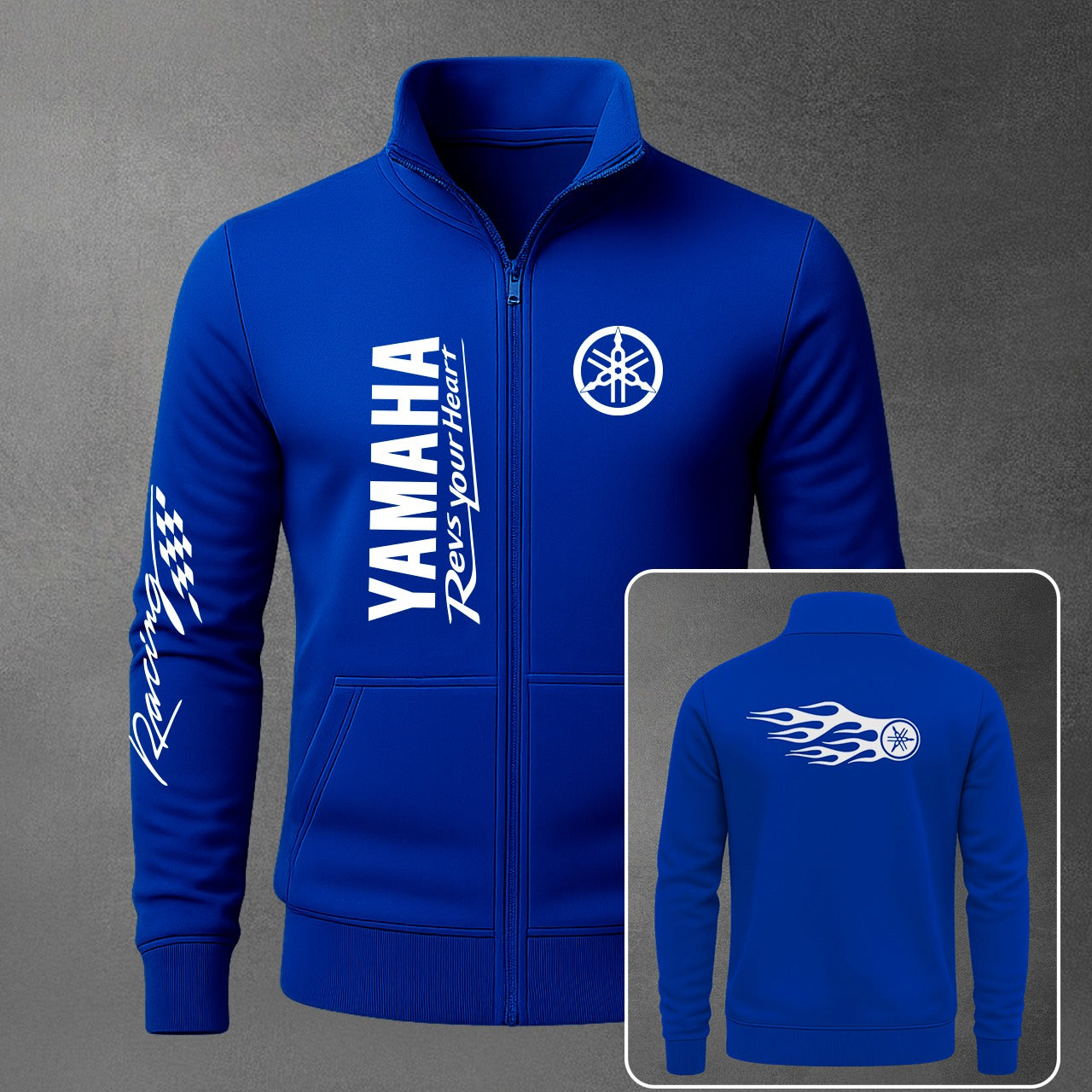 BUZO CUELLO ALTO YAMAHA ESTAMPADO