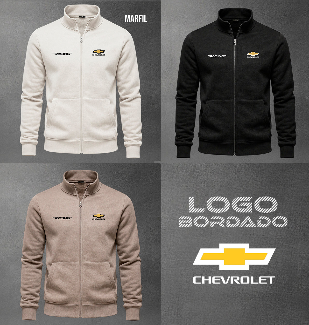 BUZO CUELLO ALTO CARRO CHEVROLET