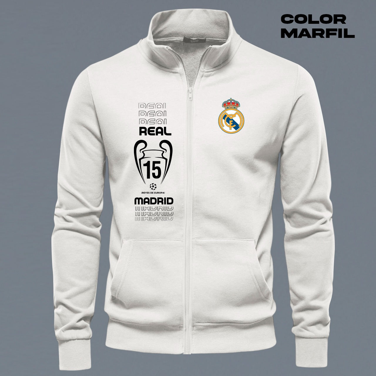 BUZO  REAL MADRID CUELLO ALTO - BOR