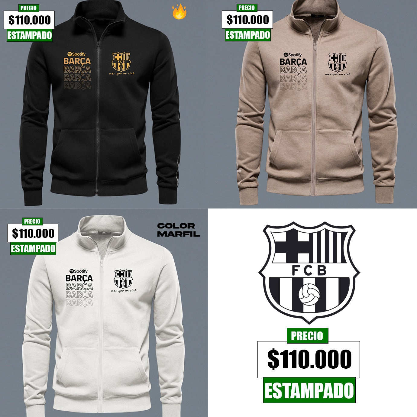 BUZO BARCELONA CUELLO ALTO - EST