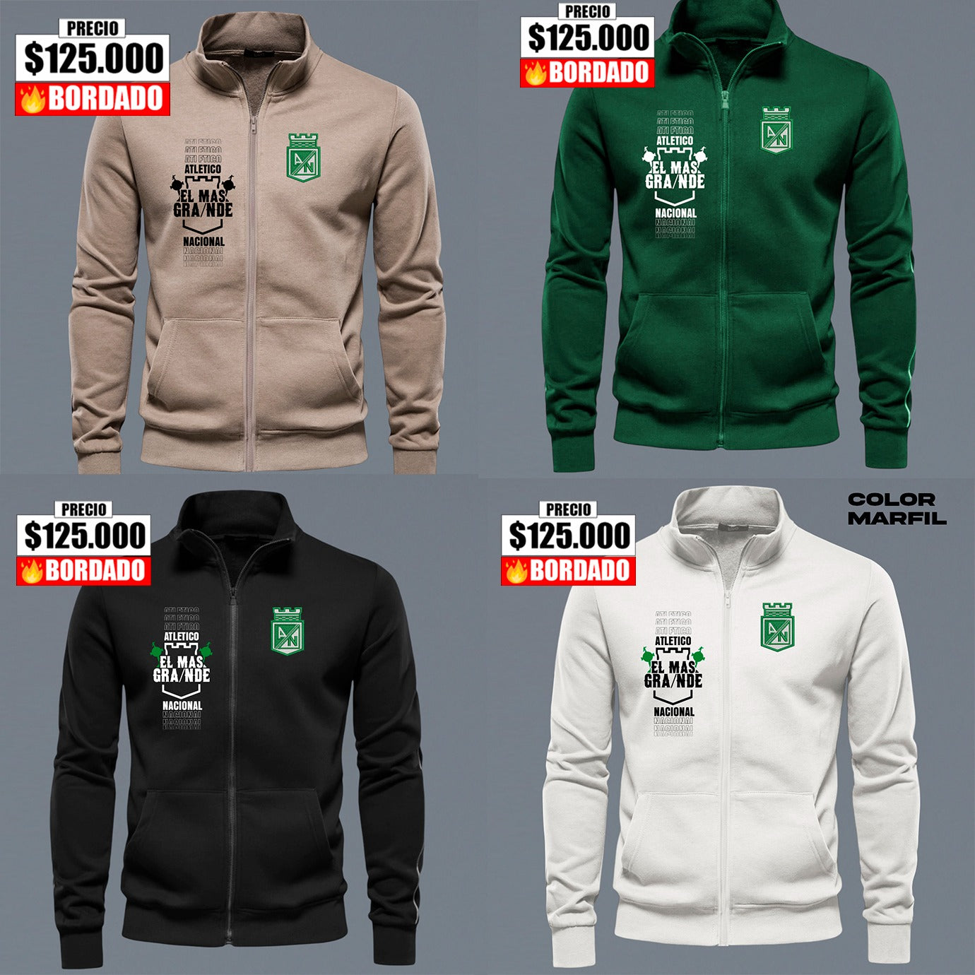 BUZO CUELLO ALTO ATLETICO NACIONAL