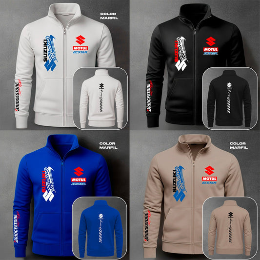 BUZO CUELLO ALTO SUZUKI ESTAMPADO