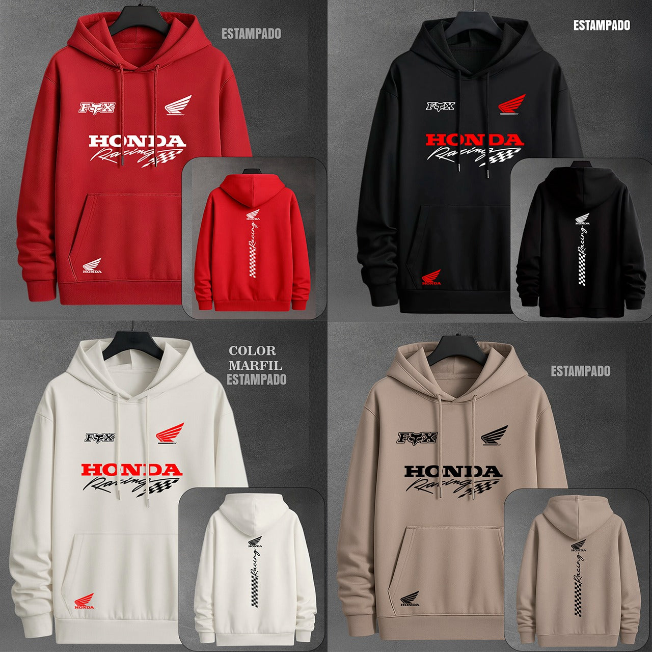 BUZO HONDA ESTAMPADO
