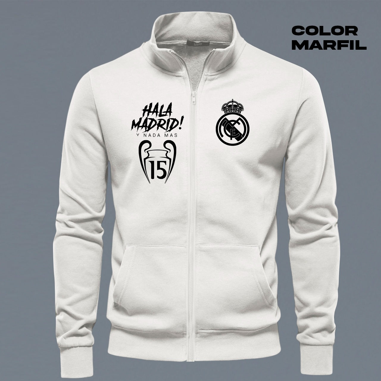 BUZO  REAL MADRID CUELLO ALTO - EST