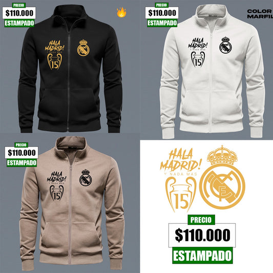 BUZO  REAL MADRID CUELLO ALTO - EST