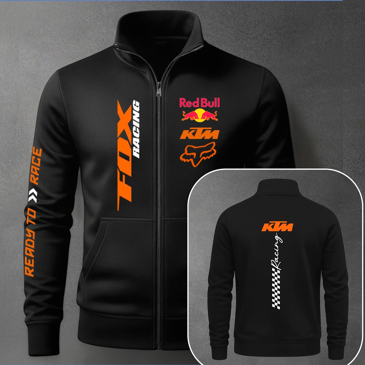 BUZO CUELLO ALTO KAWASAKI ESTAMPADO