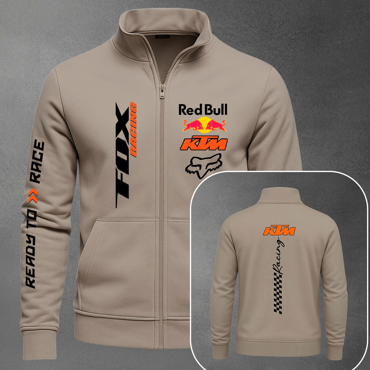 BUZO CUELLO ALTO KAWASAKI ESTAMPADO