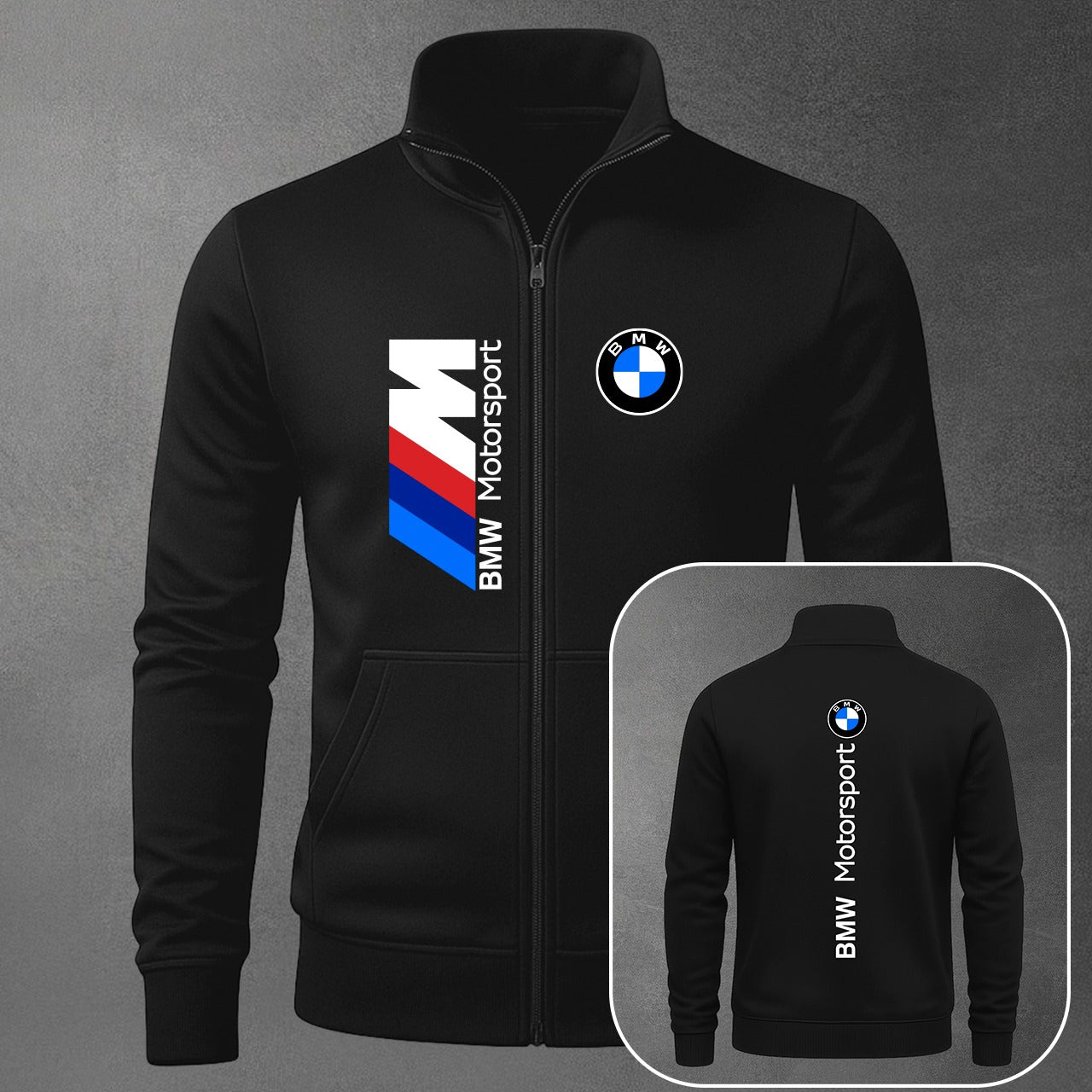BUZO CUELLO ALTO BMW ESTAMPADO