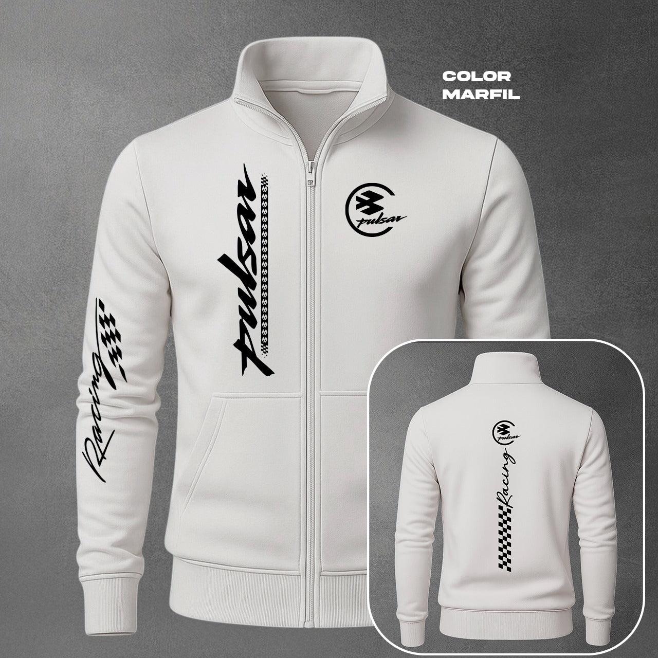 BUZO CUELLO ALTO PULSAR ESTAMPADO